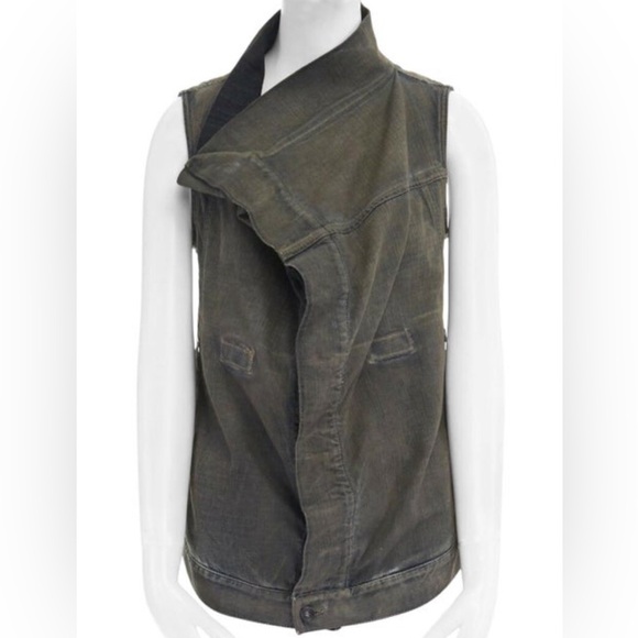 DRKSHDW by RICK OWENS Exploder wrap vest - Picture 14 of 16